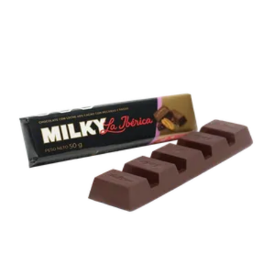 Tabl. Milky almendras x 100 g x 6 pzas