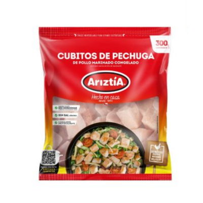 Cubitos de Pechuga de Pollo IQF 300 gr