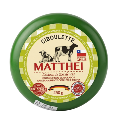 Queso Especiado Ciboulette Matthei 250Gr