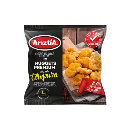 Nuggets de Pollo Tempura Congelados Ariztía 400 g
