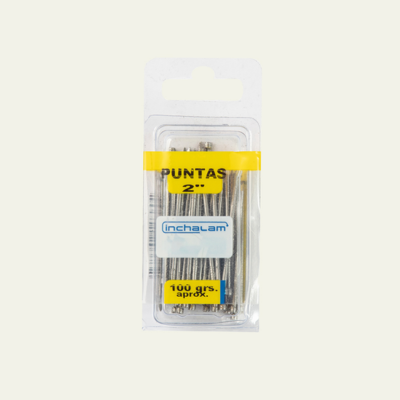 Clavos Corrientes, Blíster 100 gr (aprox.)